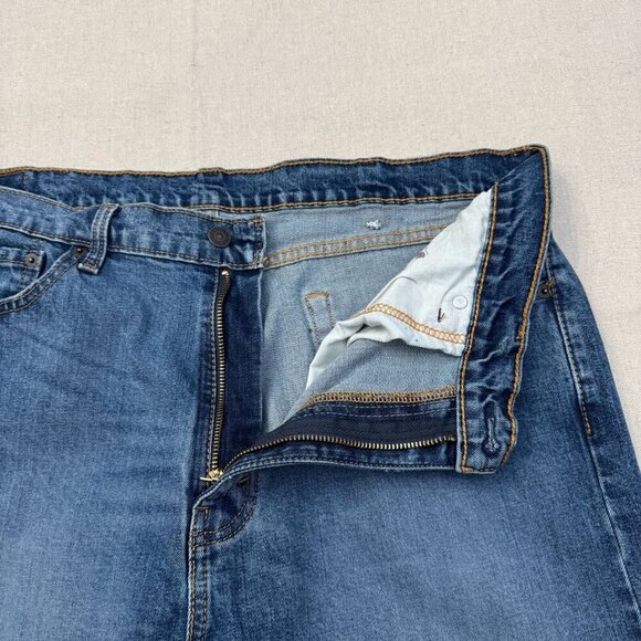 Levi’s 505 Regular Fit Jeans | Men’s 38x29 | Dark Wash - Picture 10 of 15